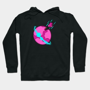 Pink Tetris World Hoodie